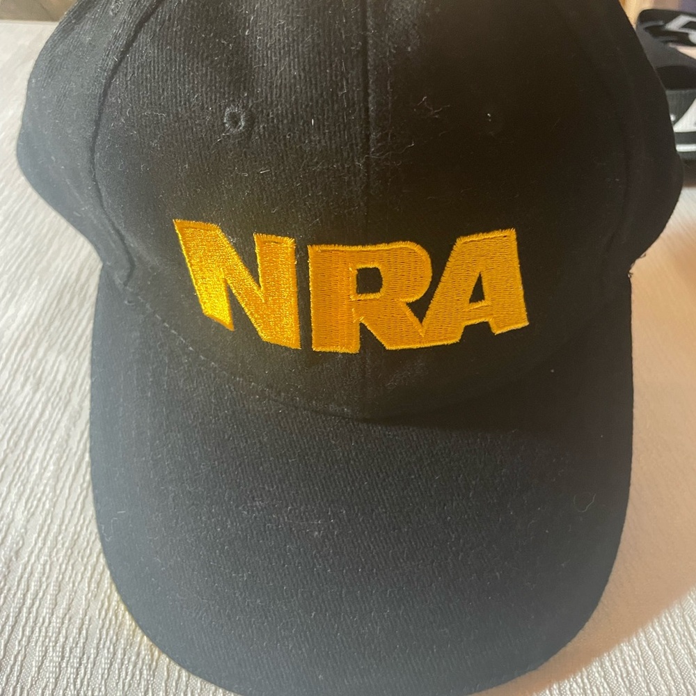 SALE! Black Cap with Yellow NRA Logo